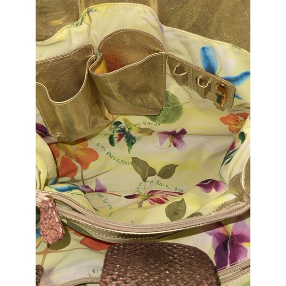 Vintage Fatto A Mano Carlos Falchi Bronze Snakeskin Hobo Bag EUC - Picture 8 of 15